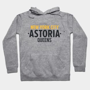 New York Queens - Queens Astoria - Queens clean Typo Hoodie